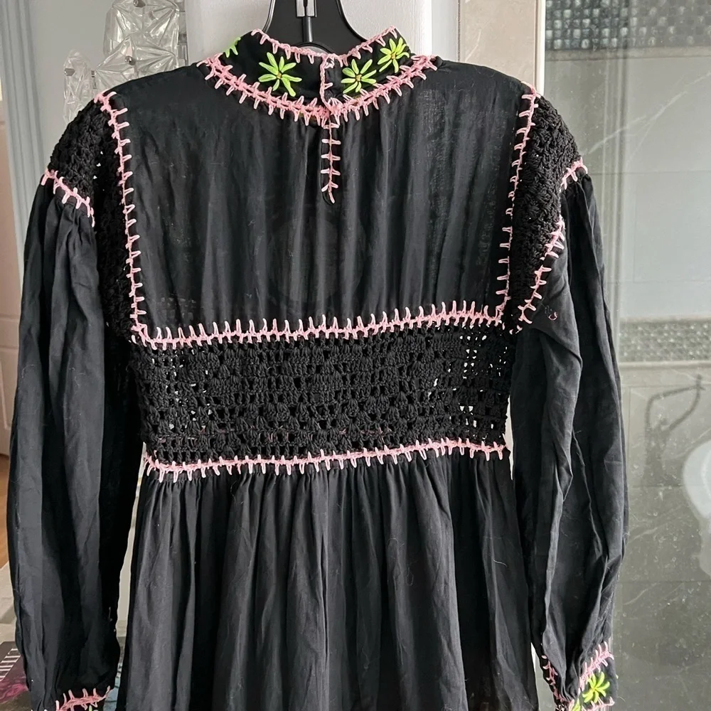 CELIAB Scarlet Floral Multicolor Embroidered Dress - Picture 10 of 15
